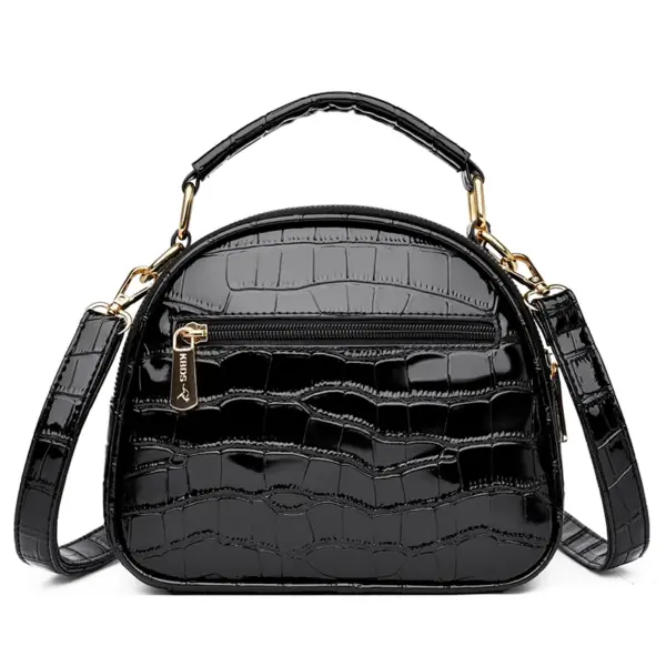 Stylish round pattern women handbag - Image 3