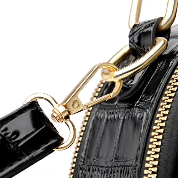 Stylish round pattern women handbag - Image 4