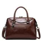 Vintage Luxury Zipper Commuter Bag - Image 3