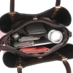 Vintage flower embossed luxury tote bag - Image 11