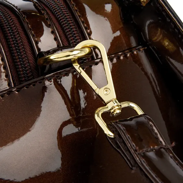 Vintage luxury round designer handbag - Image 7