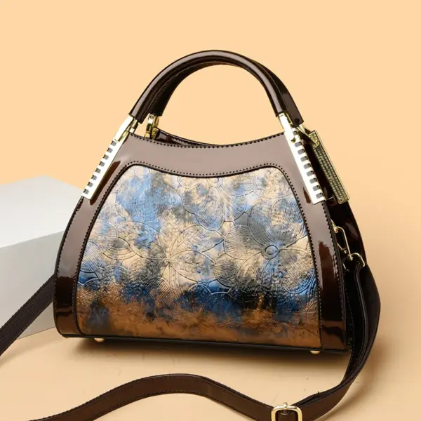 Vintage luxury round designer handbag - Image 9