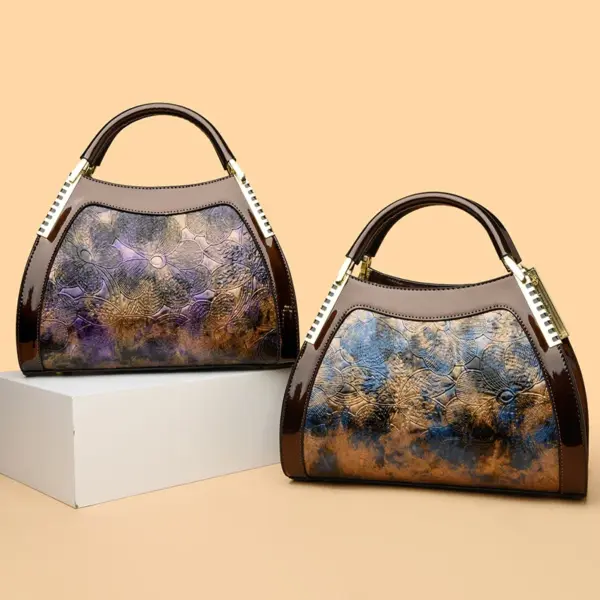 Vintage luxury round designer handbag - Image 10