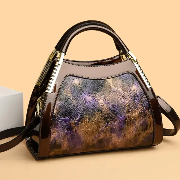 Vintage luxury round designer handbag - Image 12