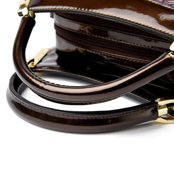 Vintage luxury round designer handbag - Image 5