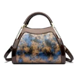 Vintage luxury round designer handbag