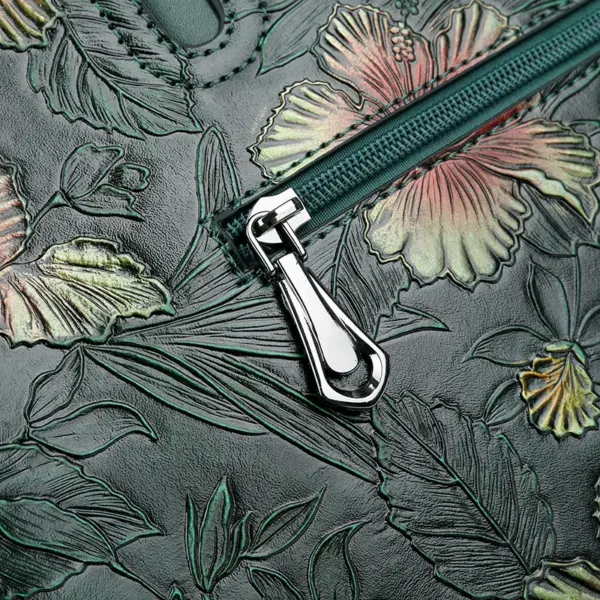 Vintage print design large capacity women handbag - Image 10