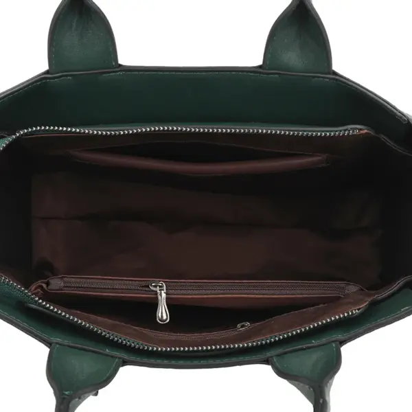 Vintage print design large capacity women handbag - Image 12