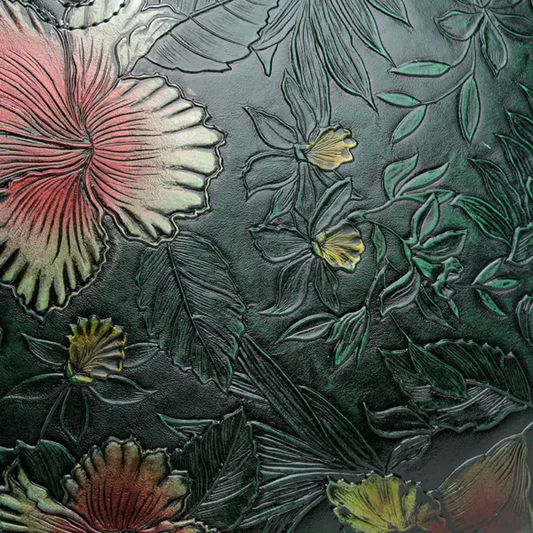 Vintage print design large capacity women handbag - Image 8