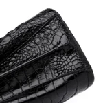 Women crocodile embossed elegant tote bag - Image 7