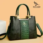 Women crocodile embossed elegant tote bag - Image 13