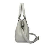 Women soft vegan leather shoulder tote bag - Image 6