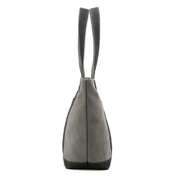 Canvas large capacity vintage shoulder tote bag - Image 8