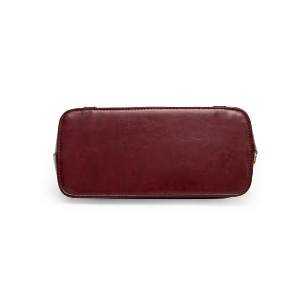 Croc embossed vintage shell designer bag - Image 11