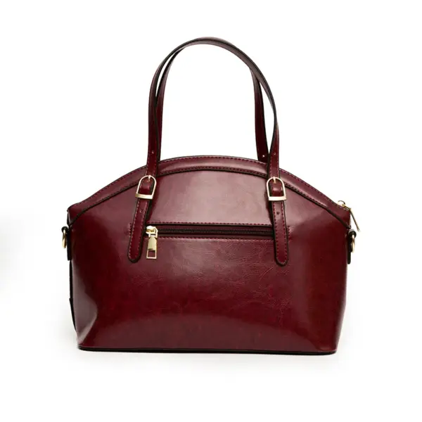 Croc embossed vintage shell designer bag - Image 10