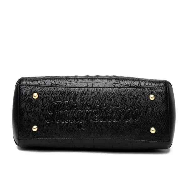 Elegant luxury croc embossed pattern women tote bag - Image 5