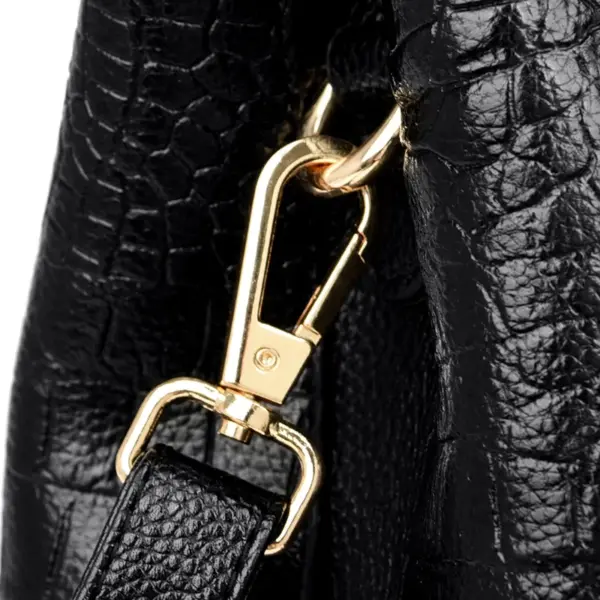 Elegant luxury croc embossed pattern women tote bag - Image 10
