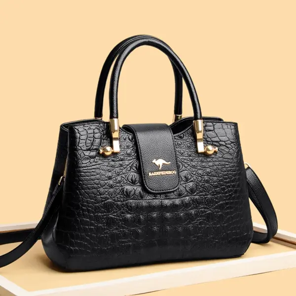 Elegant luxury croc embossed pattern women tote bag - Image 13