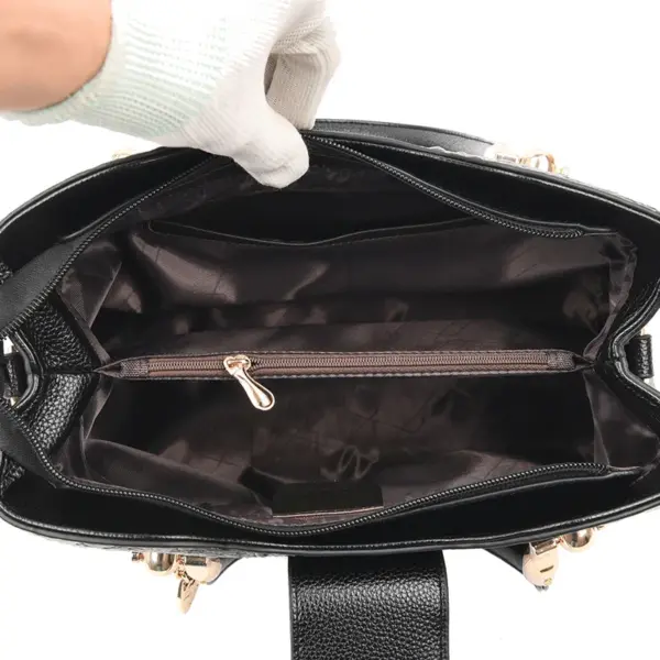 Elegant luxury croc embossed pattern women tote bag - Image 16