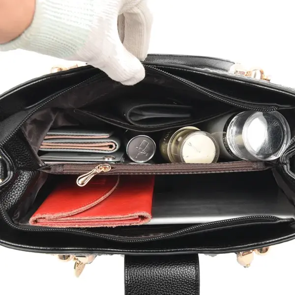 Elegant luxury croc embossed pattern women tote bag - Image 17