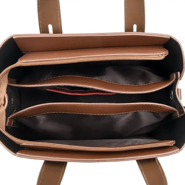 Elegant design vegan leather women tote bag - Image 2