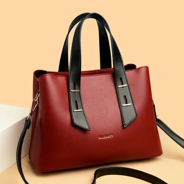 Elegant design vegan leather women tote bag - Image 12