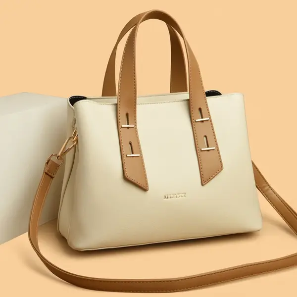 Elegant design vegan leather women tote bag - Image 14