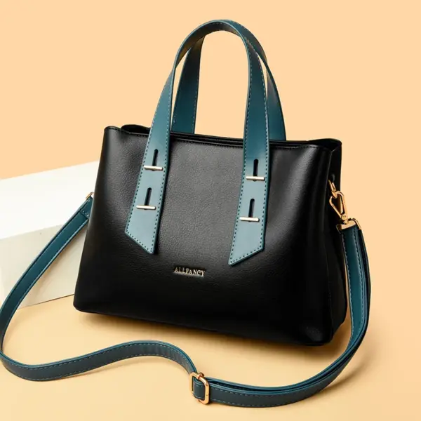 Elegant design vegan leather women tote bag - Image 17