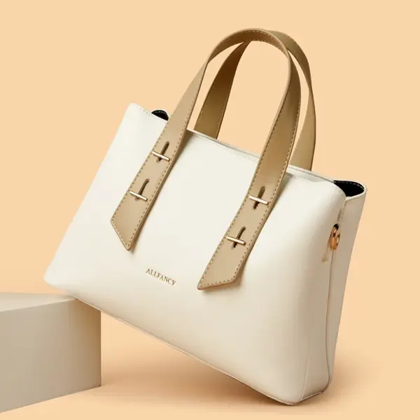 Elegant design vegan leather women tote bag - Image 18