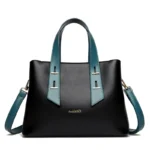 Elegant design vegan leather women tote bag