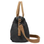 Large capacity canvas shoulder tote bag - Image 3