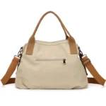 Large capacity canvas shoulder tote bag - Image 6