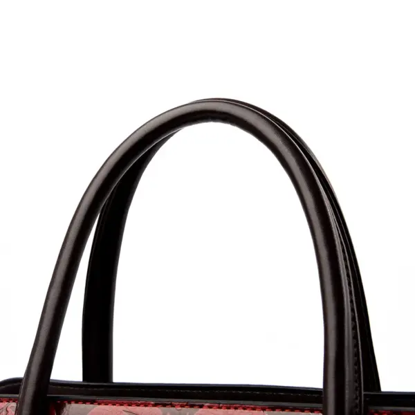 Large capacity flower embossed elegant tote bag - Image 7