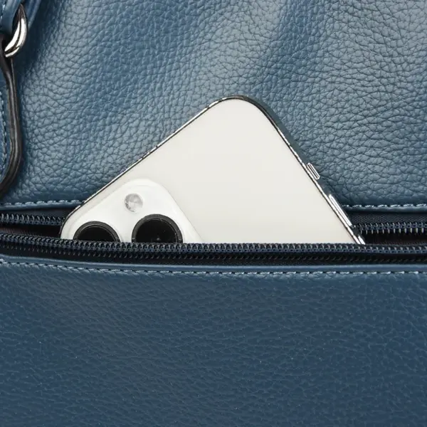 Large capacity soft leather women shoulder tote bag - Image 8