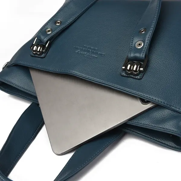 Large capacity soft leather women shoulder tote bag - Image 10