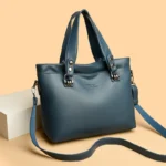 Large capacity soft leather women shoulder tote bag - Image 11