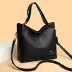 Large capacity soft leather women shoulder tote bag - Image 18