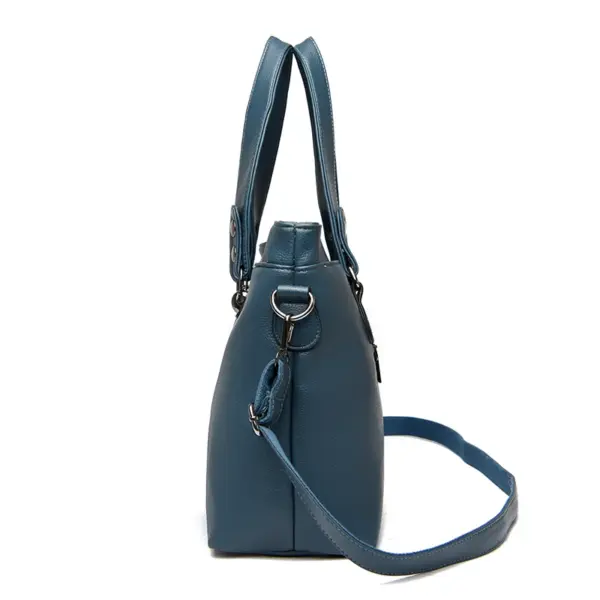 Large capacity soft leather women shoulder tote bag - Image 5