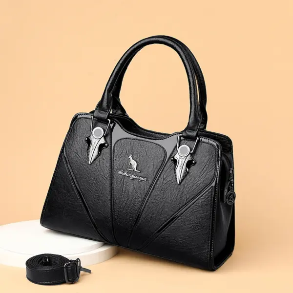 Vintage splicing design premium tote bag - Image 15