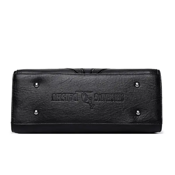 Vintage splicing design premium tote bag - Image 6