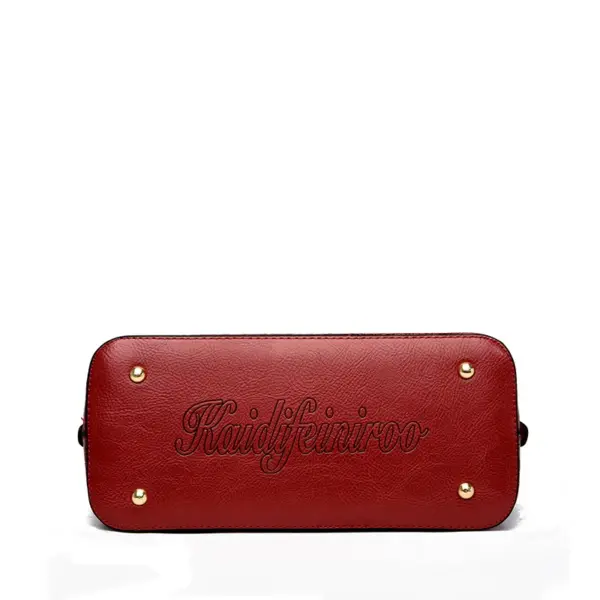 Vintage style croc embossed women tote bag - Image 5