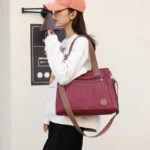 Women canvas high quality vintage shoulder tote bag - Image 12
