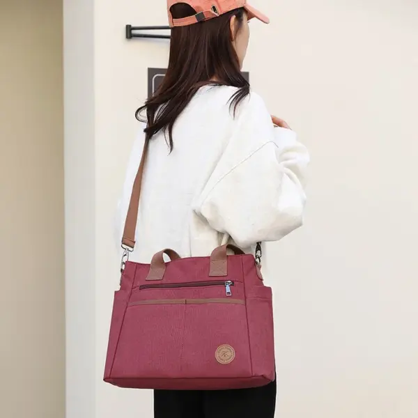 Women canvas high quality vintage shoulder tote bag - Image 13