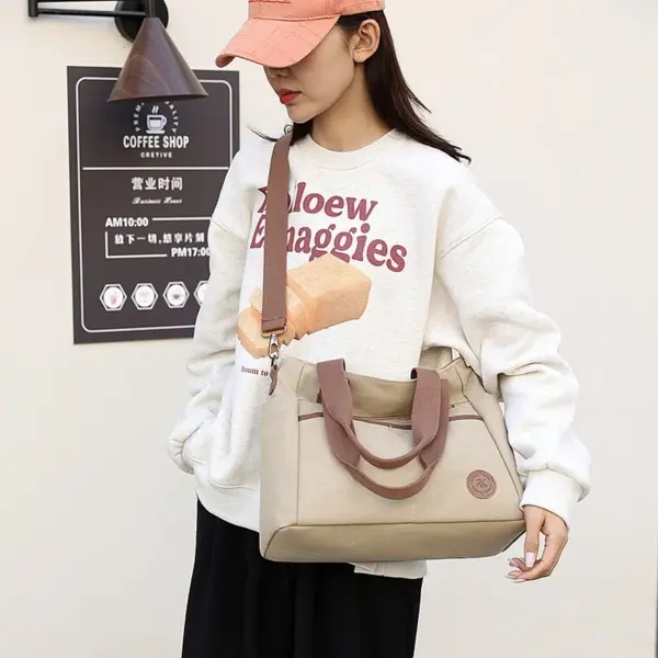 Women canvas high quality vintage shoulder tote bag - Image 16