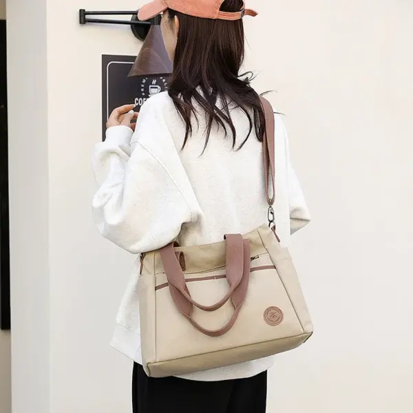 Women canvas high quality vintage shoulder tote bag - Image 17