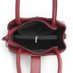 Croc embossed pattern elegant tote handbag - Image 15