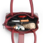 Croc embossed pattern elegant tote handbag - Image 16