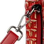 Croc embossed pattern elegant tote handbag - Image 4