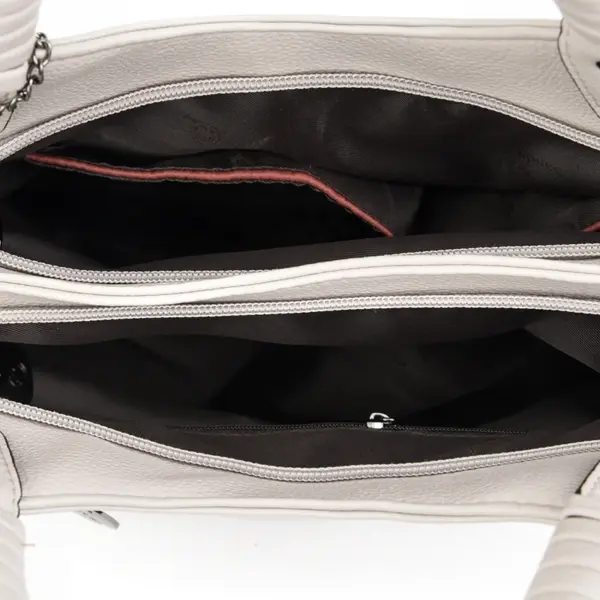 Soft leather elegant handle women tote handbag - Image 2