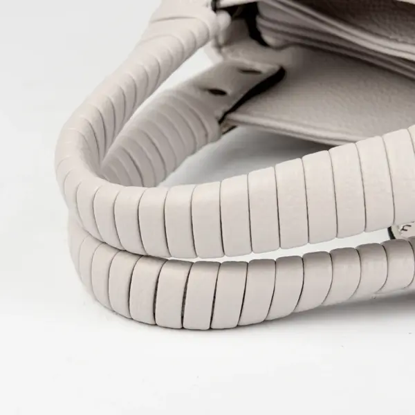 Soft leather elegant handle women tote handbag - Image 10